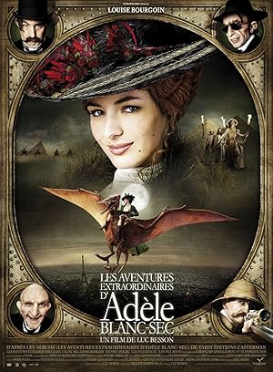 Download The Extraordinary Adventures of Adèle Blanc-Sec (2010) BluRay 1080p 720p 480p Dual Audio [HINDI & FRENCH] [ Film]